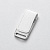 Флеш-карта USB 2.0 16 Gb с магнитным замком Vigo, белый/серебристый , размер 16ГБ