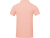 Calgary мужская футболка-поло с коротким рукавом, pale blush pink , размер S