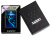 Зажигалка ZIPPO Lock Ness с покрытием Black Light, латунь/сталь, черная, матовая 38x13x57 мм Зажигалка ZIPPO Lock Ness с покрытием Black Light, латунь/сталь, черная, матовая 38x13x57 мм