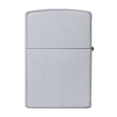 Зажигалка ZIPPO Classic с покрытием Satin Chrome™, латунь/сталь, серебристая, матовая, 38x13x57мм