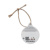 Шар новогодний белый Шар новогодний белый