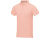 Calgary мужская футболка-поло с коротким рукавом, pale blush pink , размер S