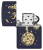 Зажигалка ZIPPO Lost in Space Design с покрытием Navy Matte, латунь/сталь, синяя, 38x13x57 мм