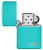 Зажигалка ZIPPO Classic с покрытием Flat Turquoise, латунь/сталь, бирюзовая, глянцевая, 38x13x57 мм Зажигалка ZIPPO Classic с покрытием Flat Turquoise, латунь/сталь, бирюзовая, глянцевая, 38x13x57 мм