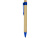 Rattan шариковая ручка из бамбука и переработанной пластмассы - Синий Rattan шариковая ручка из бамбука и переработанной пластмассы - Синий