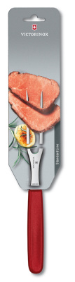 Вилка разделочная VICTORINOX 15 см, красная, в картонном блистере