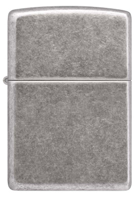 Зажигалка ZIPPO Armor® c античным серебристым покрытием | Antique Silver, латунь/сталь, серебристая, 38x13x57 мм
