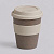 Стакан с силиконовой крышкой Cafe, beige