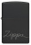 Зажигалка ZIPPO Classic с покрытием Black Matte, латунь/сталь, черная, матовая, 38x13x57 мм