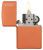 Зажигалка ZIPPO Логотип с оранжевым матовым покрытием | Logo Orange Matte, латунь/сталь, оранжевая с фирменным логотипом, матовая, 38x13x57 мм