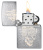 Зажигалка ZIPPO Замок черепа с покрытием матовый хром | Skull Castle Design Brushed Chrome, латунь/сталь, серебристая, 38x13x57 мм Зажигалка ZIPPO Замок черепа с покрытием матовый хром | Skull Castle Design Brushed Chrome, латунь/сталь, серебристая, 38x13x57 мм