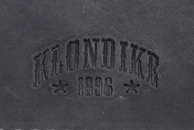 Бумажник KLONDIKE 1896 коллекция «ЮКОН | YUKON», с зажимом для денег, натуральная кожа в черном цвете, 12 х 1,5 х 9 см