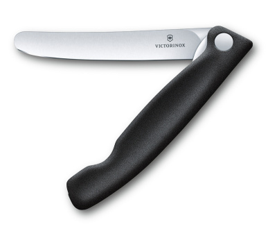 Нож для овощей VICTORINOX SwissClassic, складной, 11 см, чёрный