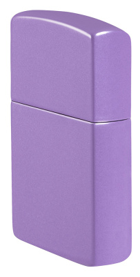 Зажигалка ZIPPO классическая с лавандовым матовым покрытием | Smoky Lavender Matte, латунь/сталь, лавандовая, матовая, 38x13x57 мм