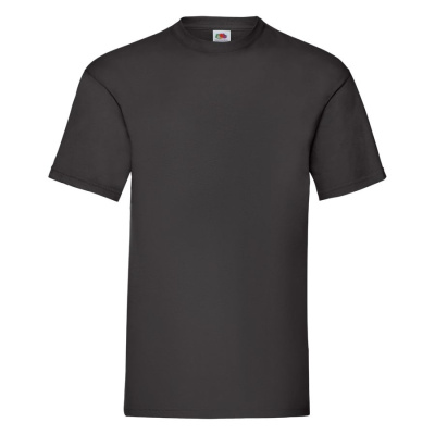 Футболка мужская VALUEWEIGHT T 165, черный_4XL, 100% хлопок