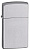 Зажигалка ZIPPO Slim® с покрытием Satin Chrome™, латунь/сталь, серебристая, матовая, 29x10x60 мм