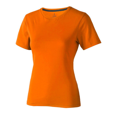 Нанаймо женская футболка с коротким рукавом, оранжевый , размер S