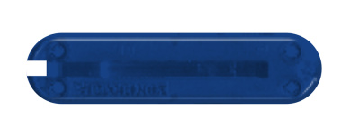 Задняя накладка для ножей VICTORINOX 58 мм, пластиковая, полупрозрачная синяя