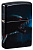 Зажигалка ZIPPO Horror Wolf с покрытием 540 Matte, латунь/сталь, черная, 38x13x57 мм