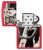 Зажигалка ZIPPO Король скелетов и королева красоты с красным матовым покрытием | Skull King Queen Beauty Red Matte, латунь/сталь, красная, 38x13x57 мм Зажигалка ZIPPO Король скелетов и королева красоты с красным матовым покрытием | Skull King Queen Beauty Red Matte, латунь/сталь, красная, 38x13x57 мм