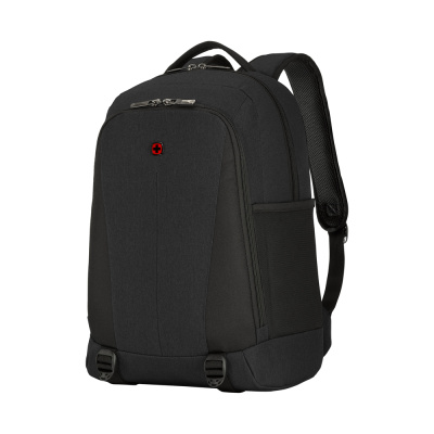 Рюкзак WENGER Oryson 16", чёрный, переработанный ПЭТ/Полиэстер, 32х45х19 см, 25 л.