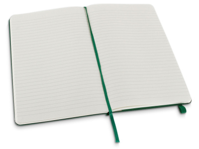 Записная книжка Moleskine Classic (в линейку) в твердой обложке, Large (13х21см), зеленый , размер A5