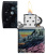 Зажигалка ZIPPO Space in Color Design с покрытием 540 Tumbled Chrome, латунь/сталь, разноцветная, 38x13x57 мм