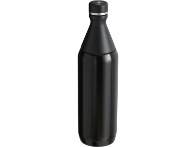 Бутылка для воды Stanley All Day Slim объемом 600 мл - черный глянцевый