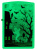 Зажигалка ZIPPO Spooky Design с покрытием Glow In The Dark Green, латунь/сталь, белая, 38x13x57 мм