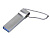 USB 2.0-флешка на 128 Гб с мини чипом, компактный дизайн, боковое отверстие для цепочки , размер 128ГБ