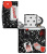 Зажигалка ZIPPO Notebook Design с покрытием 540 Matte, латунь/сталь, разноцветная, матовая, 38x13x57 мм
