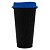 Стакан с крышкой Color Cap Black