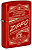 Зажигалка ZIPPO «Работает!» с металлизированным красным покрытием | It Works Design Metallic Red, латунь/сталь, красная, 38x13x57 мм