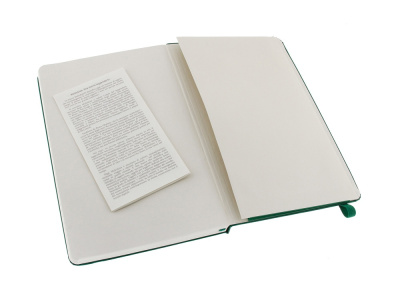 Записная книжка Moleskine Classic (в линейку) в твердой обложке, Large (13х21см), зеленый , размер A5