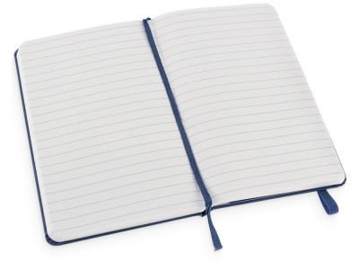 Записная книжка Moleskine Classic (в линейку) в твердой обложке, Pocket (9x14см), синий , размер A6