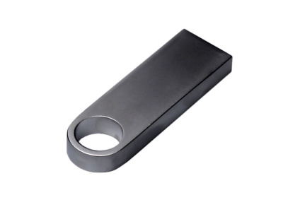 USB 3.0-флешка на 128 Гб с мини чипом и круглым отверстием, серебристый , размер 128ГБ