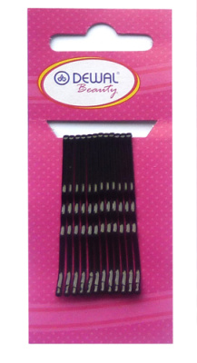 Невидимки Dewal Beauty волна 50 мм (12 шт) черные