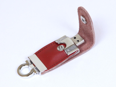USB-флешка на 16 Гб в виде брелка, коричневый , размер 16ГБ