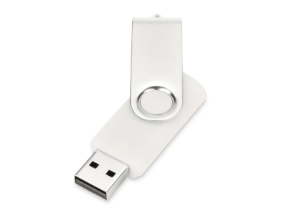 Флеш-карта USB 2.0 8 ГБ Квебек, белый , размер 8ГБ