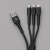 Дата-кабель Armor 3 в 1: micro USB, USB-C, Ligthning, 1.2м, черный, Deppa Дата-кабель Armor 3 в 1: micro USB, USB-C, Ligthning, 1.2м, черный, Deppa