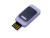 USB-флешка промо на 32 Гб прямоугольной формы, выдвижной механизм, белый , размер 32ГБ