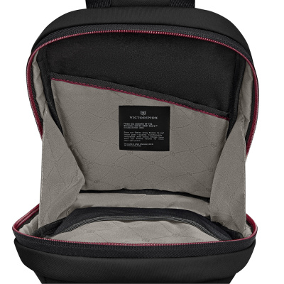 Рюкзак с одним плечевым ремнём VICTORINOX Travel Essentials, черный, полиэстер, 18x8x30 см