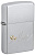 Зажигалка ZIPPO Love Design с покрытием Satin Chrome, латунь/сталь, серебристая, 38x13x57 мм