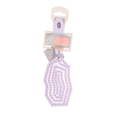 Щетка Dewal Beauty серия "Friendly", продувная, с нейлоновым штифтом, форма айсберг.