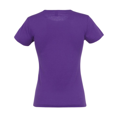 Футболка "Miss",  темно-пурпурный_2XL, 100% хлопок, 150 г/м2