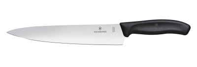 Набор из 11 кухонных ножей VICTORINOX, чёрная рукоять, в подставке из бука высотой 35,5 см