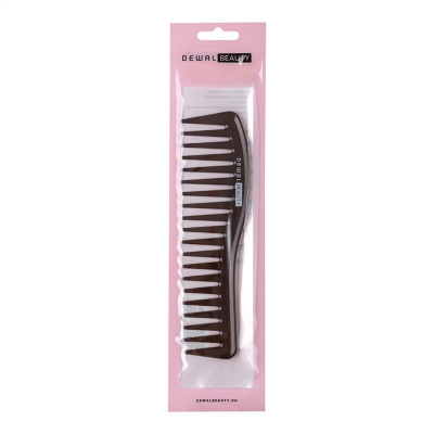 Гребень волна Dewal Beauty коричневый 18,0см