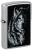 Зажигалка ZIPPO Shadow Wolf с покрытием Street Chrome, латунь/сталь, серебристая, матовая, 38x13x57 мм