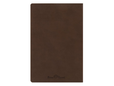Ежедневник А5 недатированный Megapolis Velvet Flex, коричневый