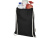 Oregon сумка-кисет из переработанного хлопка, сертифицированного согласно GRS, плотностью 140 г/м² - сплошной черный Oregon сумка-кисет из переработанного хлопка, сертифицированного согласно GRS, плотностью 140 г/м² - сплошной черный